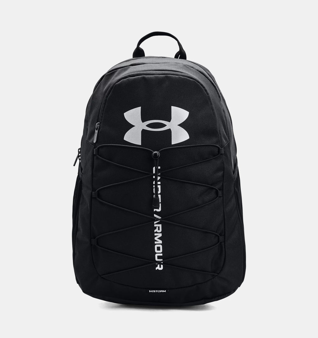 UA Hustle Sport Backpack (Black/Silver)