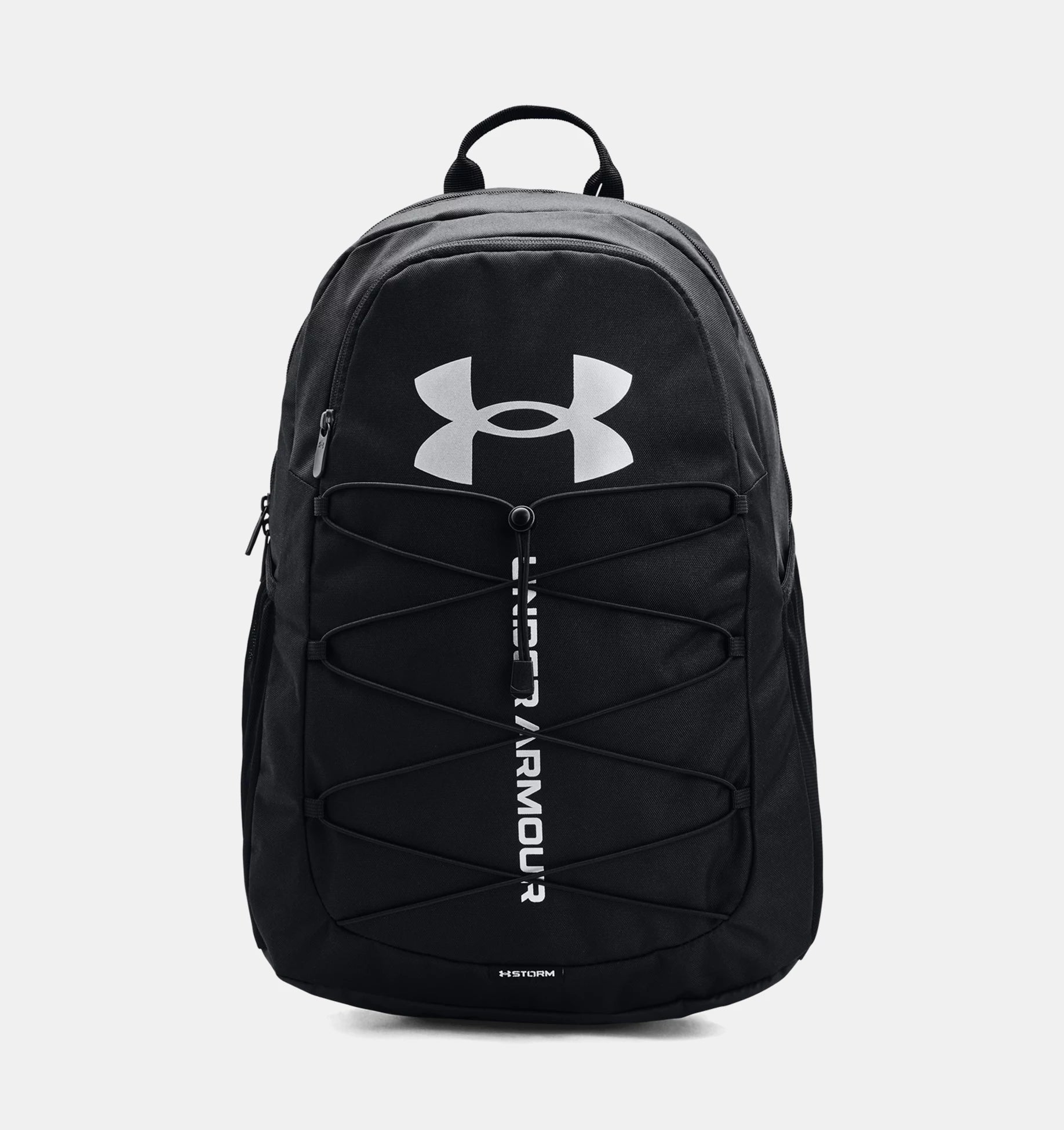 UA Hustle Sport Backpack (Black/Silver)