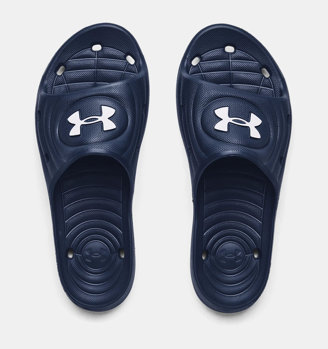 Mens UA Locker IV Slides (Navy)