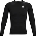 Mens HeatGear Long Sleeve Baselayer (Black)