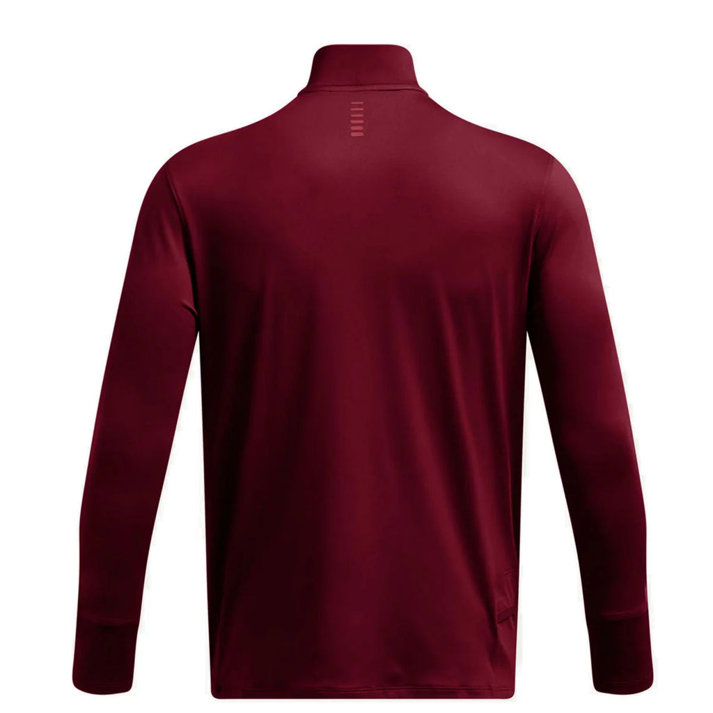 Mens UA Qualifier Run 1/2 Zip (Red)