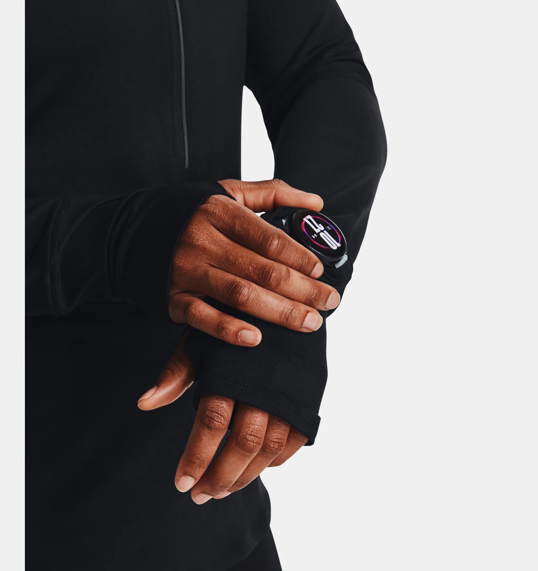 Womens Qualifier Pro Half Zip (Black)
