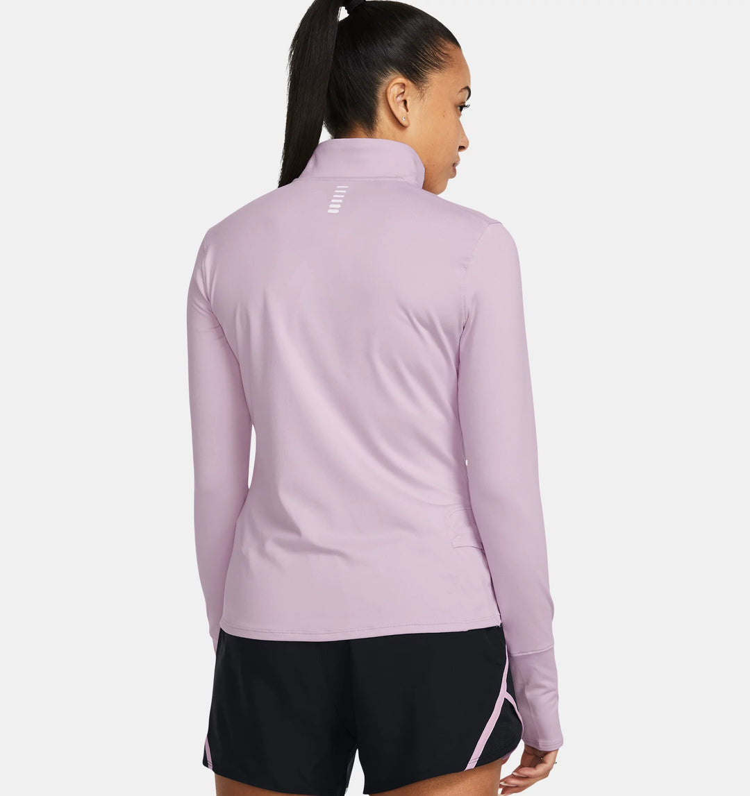 Womens Qualifier Run Half Zip (Purple)