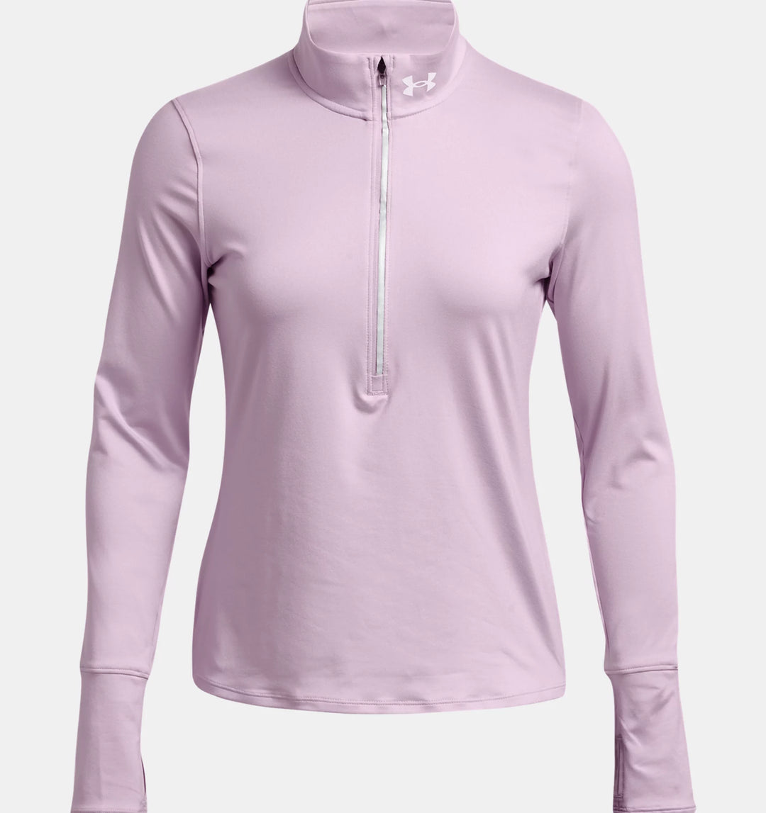 Womens Qualifier Run Half Zip (Purple)