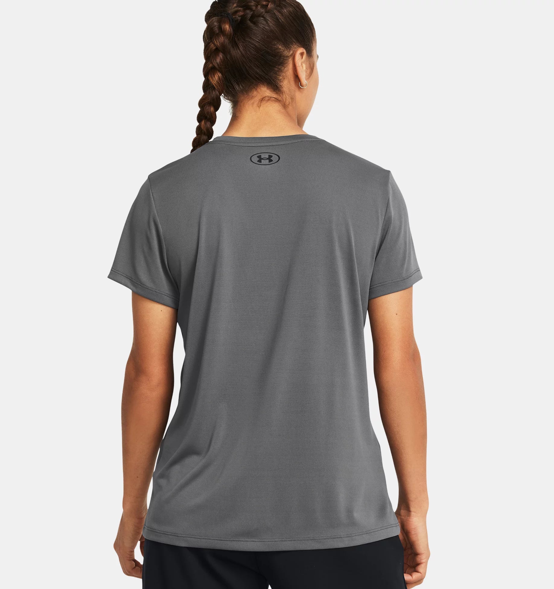 Womens Tech V Neck T-Shirt (Grey)