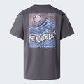 Unisex Mountain Escape Relaxed Graphic T-Shirt (Anthracite Grey)