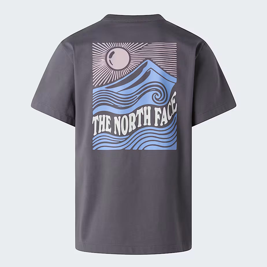 Unisex Mountain Escape Relaxed Graphic T-Shirt (Anthracite Grey)
