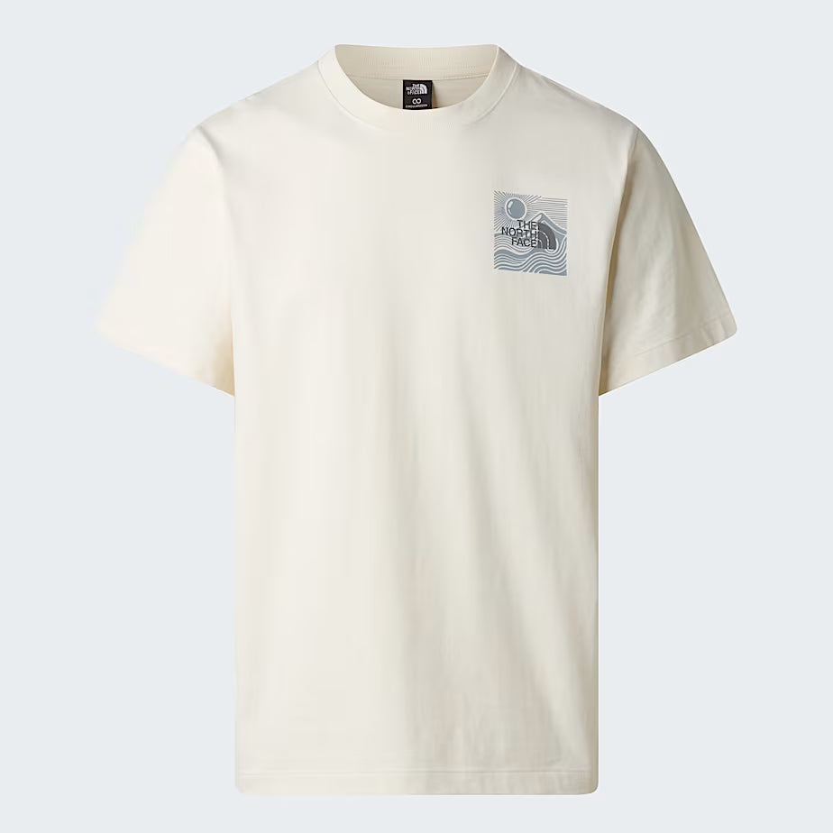 Unisex Mountain Escape Graphic T-Shirt (White Dune)