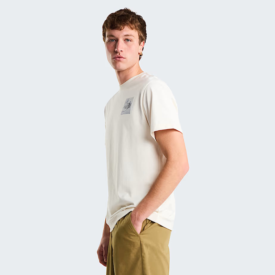 Unisex Mountain Escape Graphic T-Shirt (White Dune)