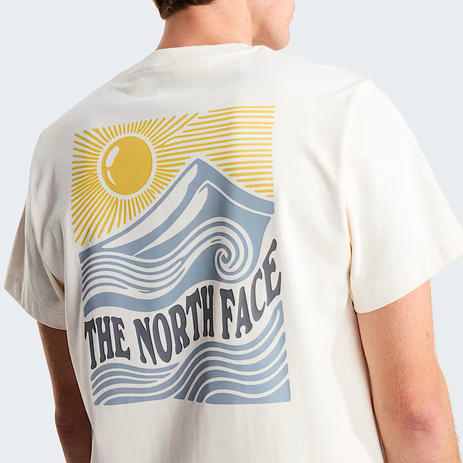 Unisex Mountain Escape Graphic T-Shirt (White Dune)