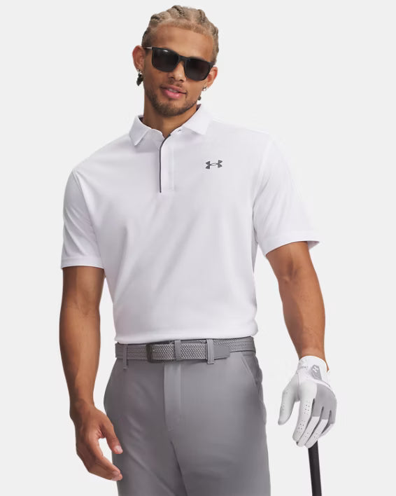 Mens Tech Polo (White)