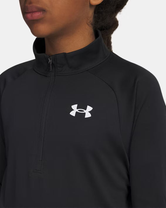 Boys Tech 2.0 1/2 Zip (Black/White)