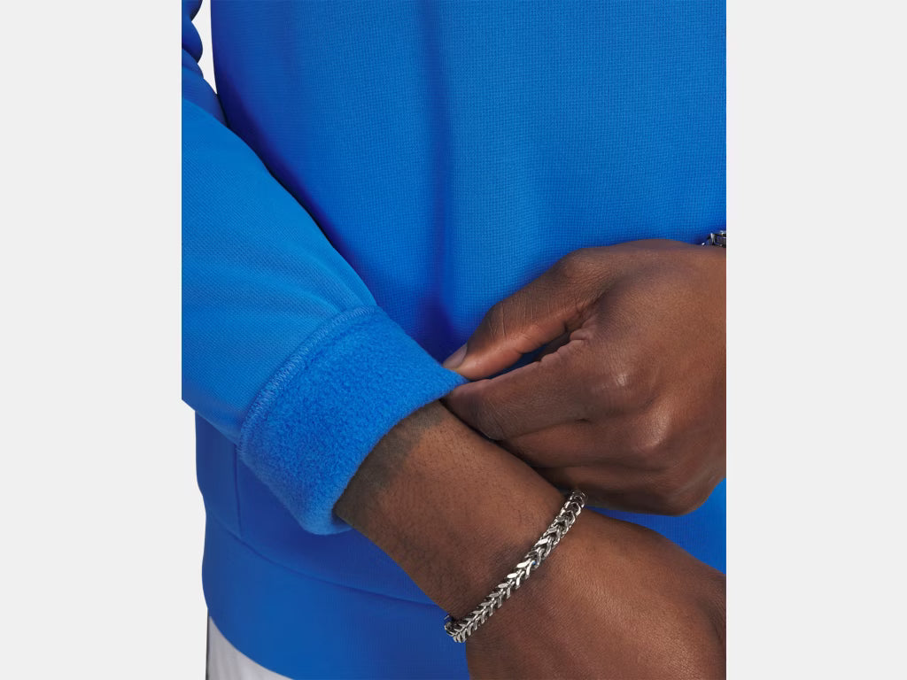 Armour Fleece 1/4 Zip (Blue Atlantis/White)