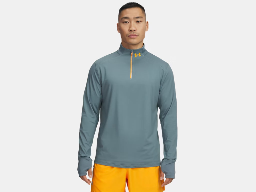 Mens UA Qualifier 1/2 Zip (Jasper Blue)