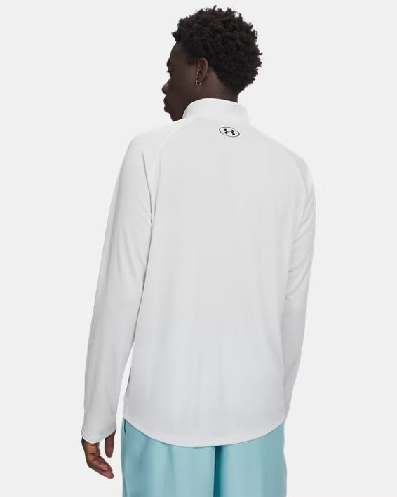 Mens Tech Textured 1/2 Zip (Distant Grey/Black)