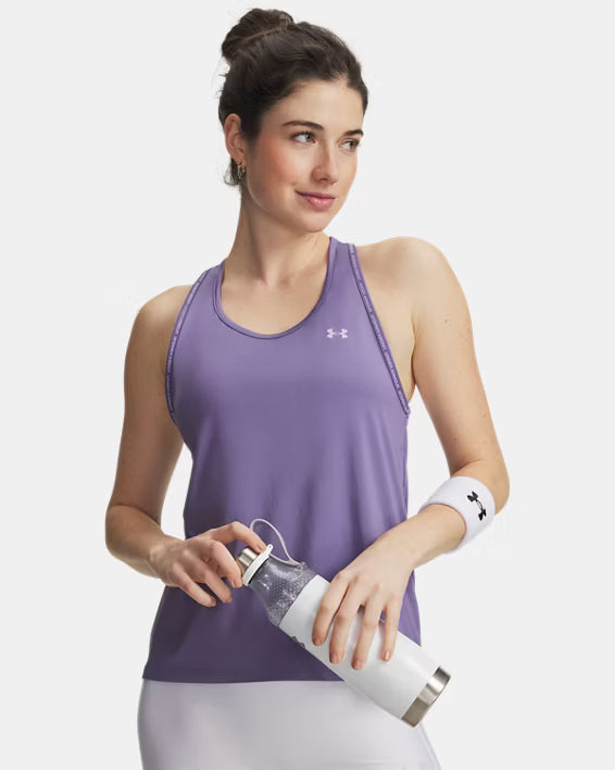Womens Tech Knockout Tank Top (Purple)