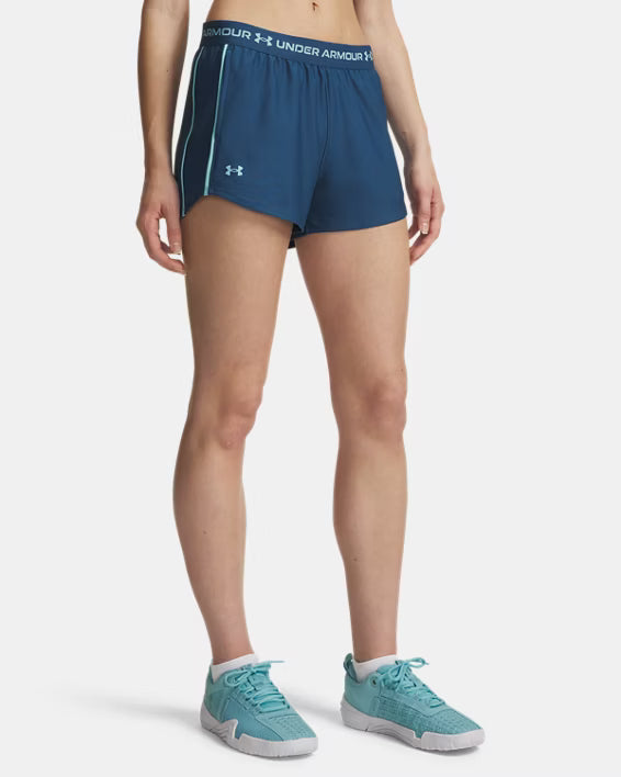 Womens Tech Play Up Shorts (Wham Blue/Blue Haze)