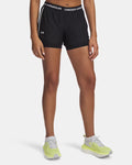 Womens Tech Play Up 2-in-1 Shorts (Black/White)