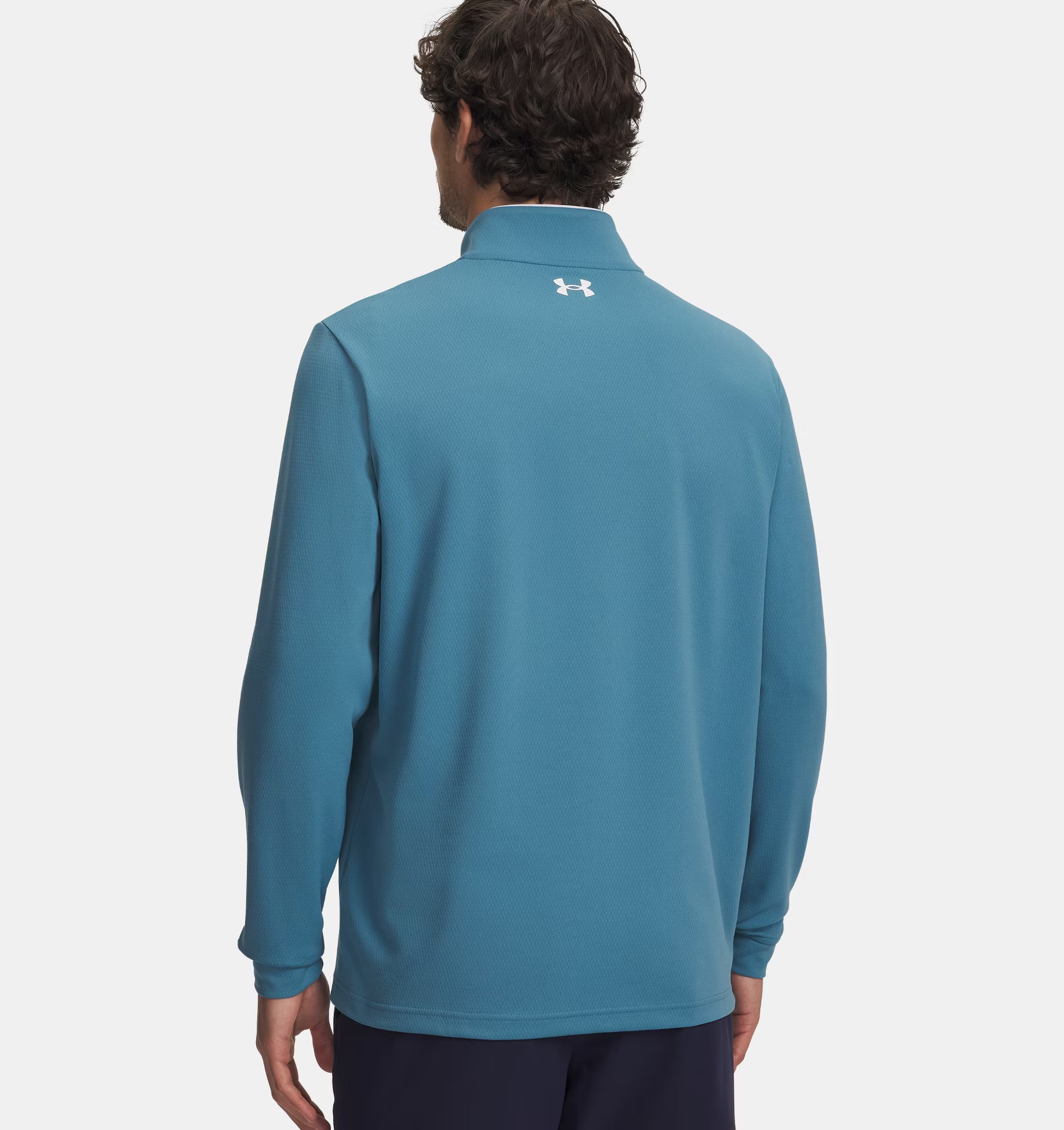 Mens UA Matchplay 1/4 Zip (Boundless Blue/White)