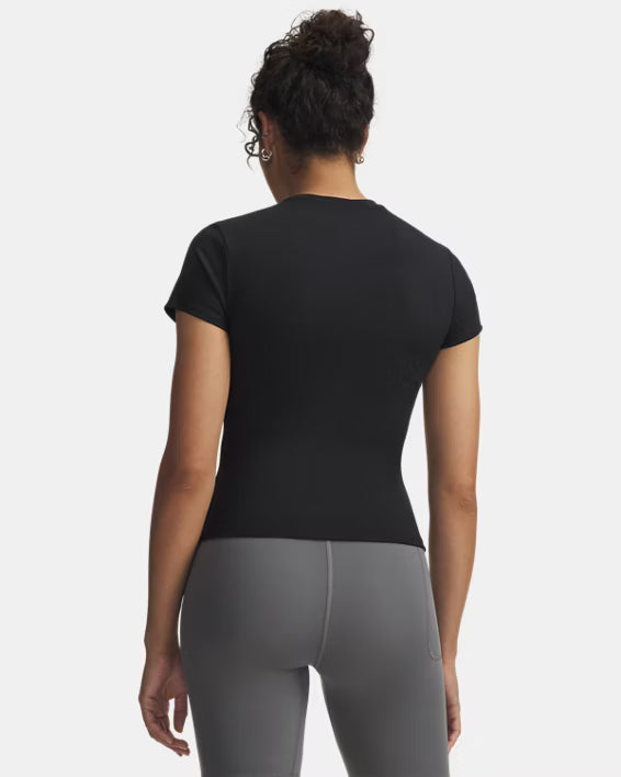 Womens Motion Fitted Short Sleeve (Black)