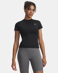 Womens Motion Fitted Short Sleeve (Black)
