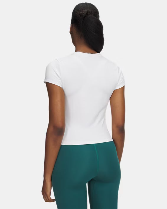 Womens Motion Fitted Short Sleeve (White)