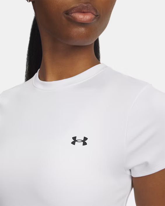 Womens Motion Fitted Short Sleeve (White)