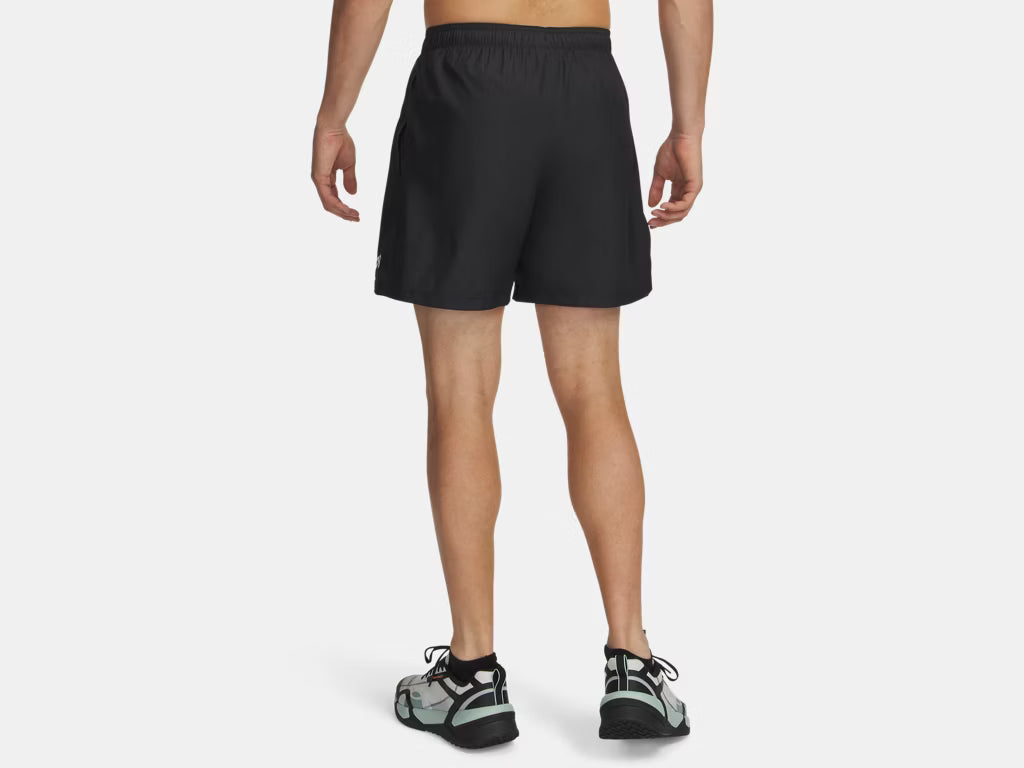 Mens UA Tech Woven 7" Short (Black)