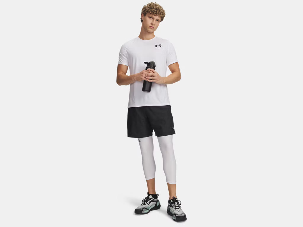 Mens UA Tech Woven 7" Short (Black)