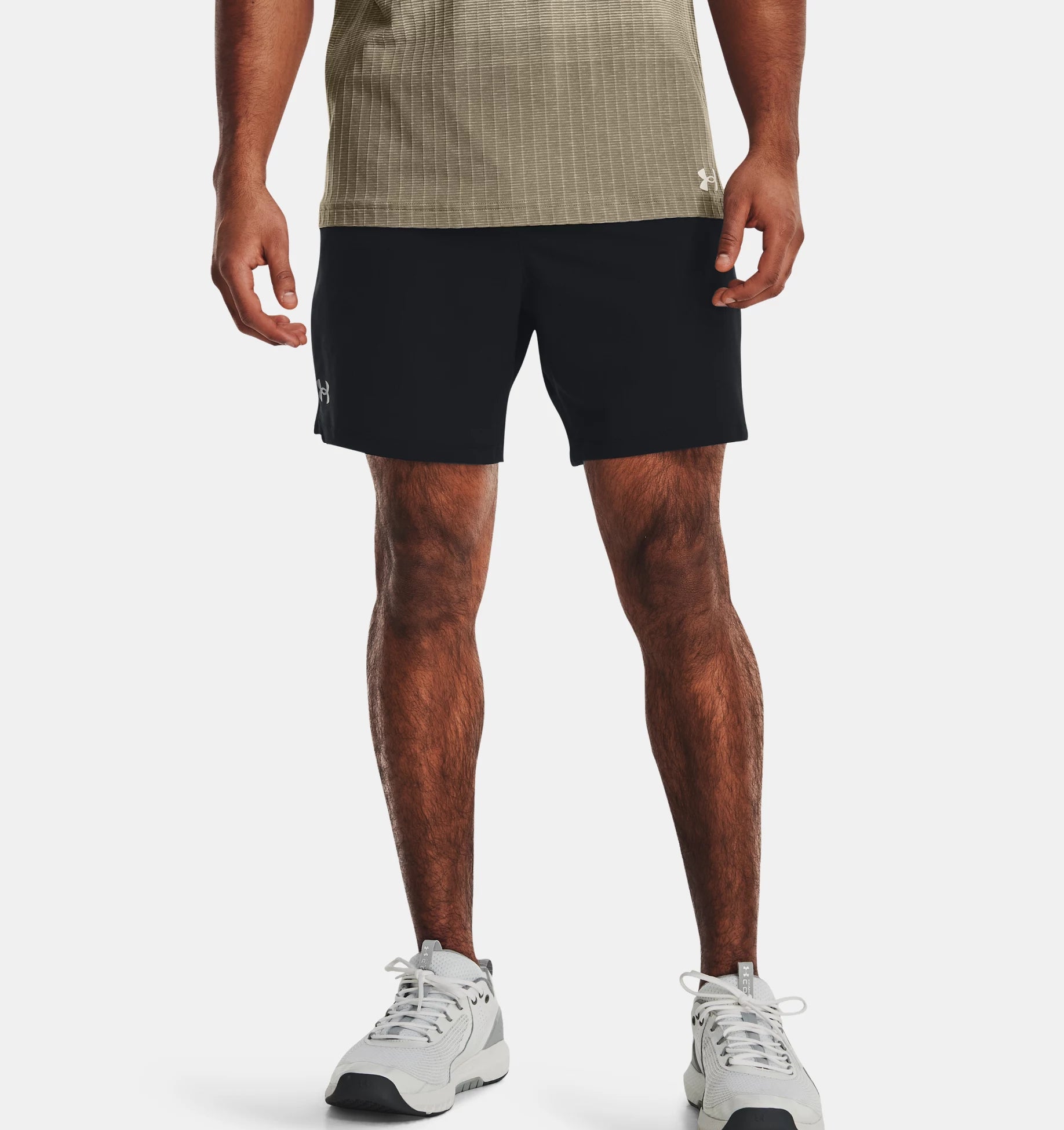 Mens Vanish Woven 6" Shorts (Black/Pitch Gray)