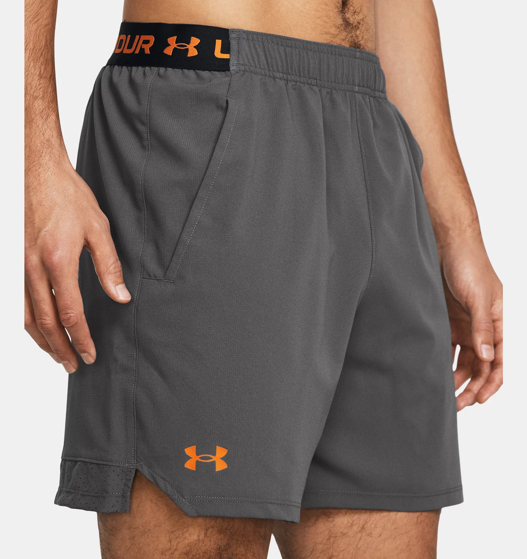 Mens Vanish 6" Short (Grey/Orange)