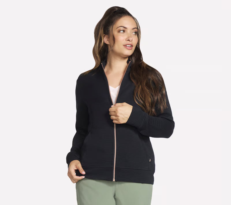 Womens GoWalk Full-Zip Jacket (Black)