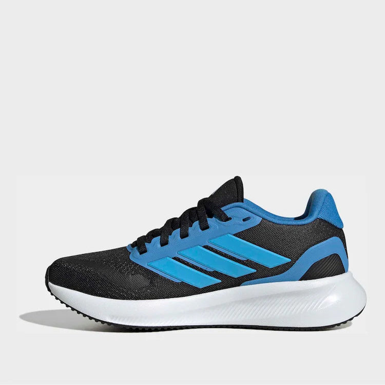Youth Runfalcon 5 Trainers (Black/Blue)