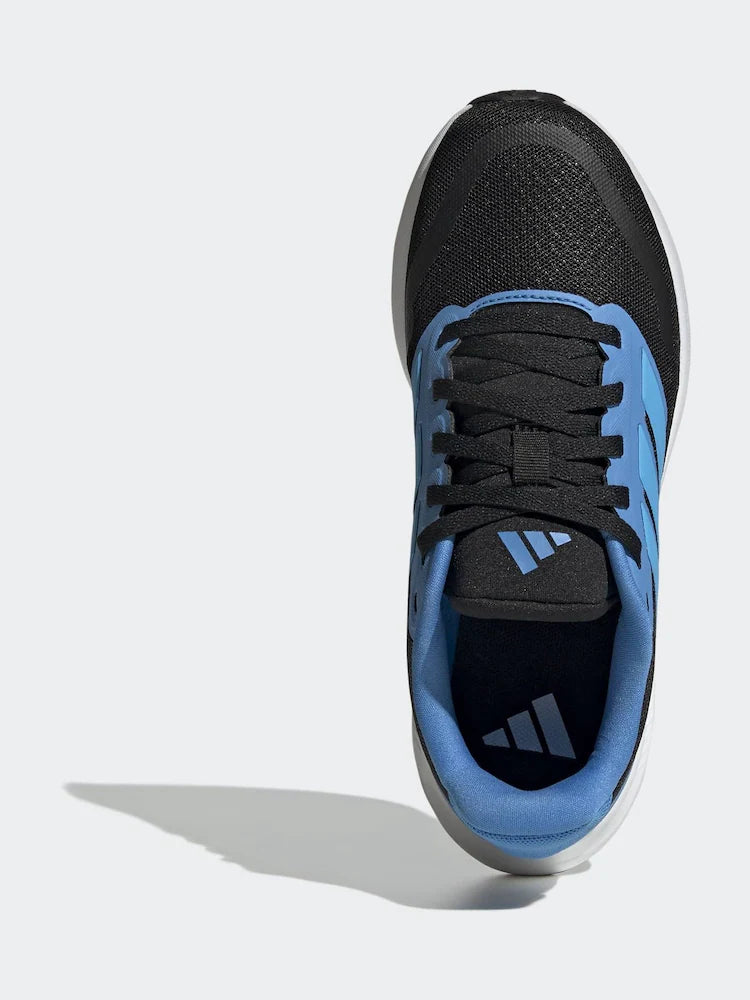 Youth Runfalcon 5 Trainers (Black/Blue)