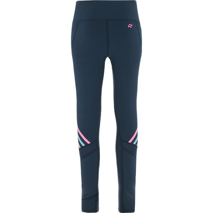 Galway GAA Girls Weston 040 Full Length Tight (Marine/Pink/Blue)