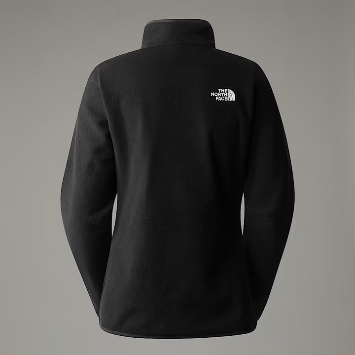 Womens 100 Glacier 1/4 Zip Fleece (Black)