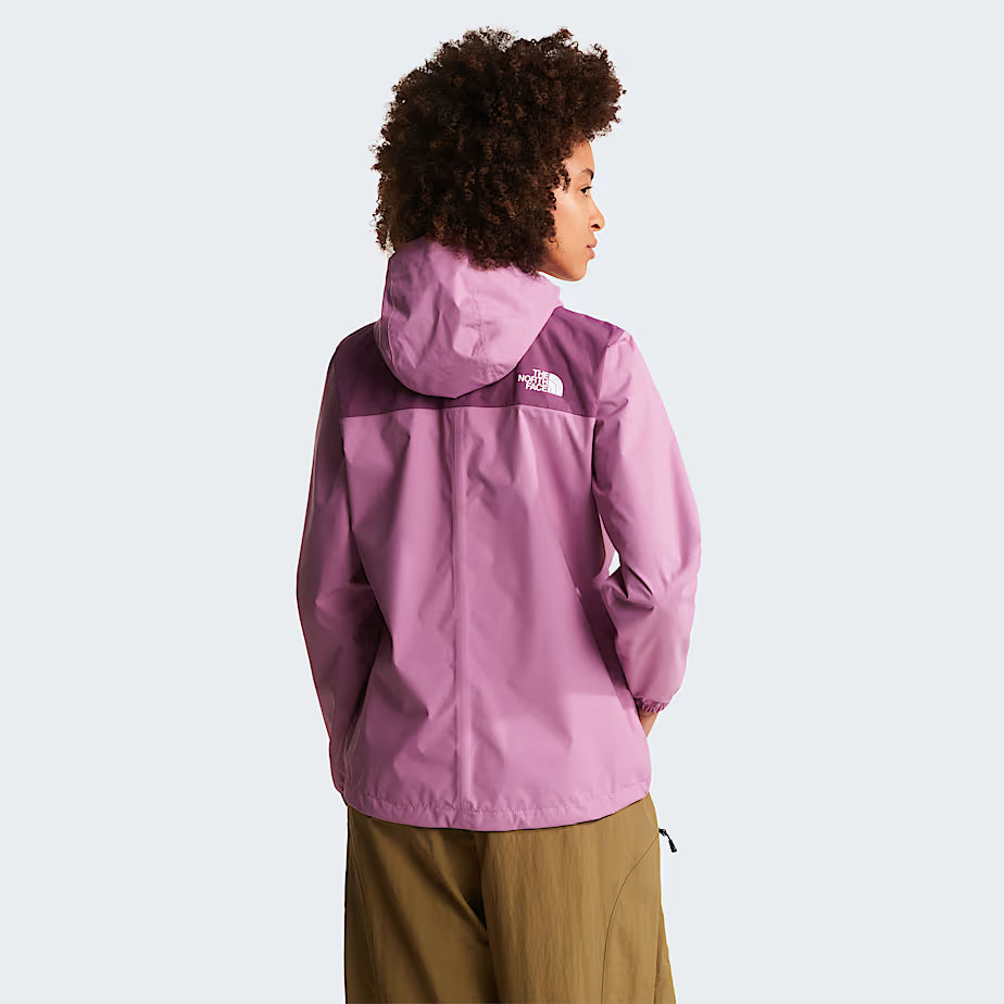 Womens Antora Rain Jacket (Hushed Lavender/Chroma Purple)