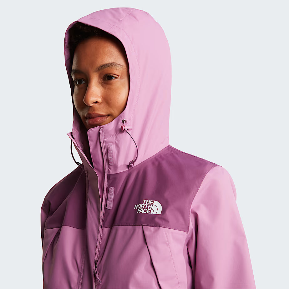Womens Antora Rain Jacket (Hushed Lavender/Chroma Purple)