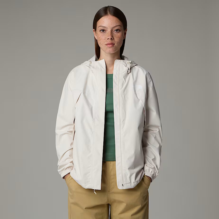 Womens Antora Rain Jacket (White Dune)