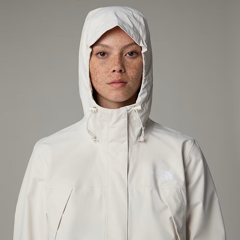 Womens Antora Rain Jacket (White Dune)