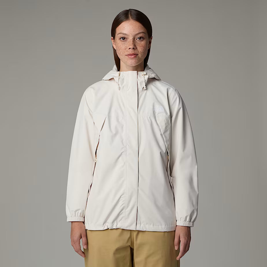 Womens Antora Rain Jacket (White Dune)