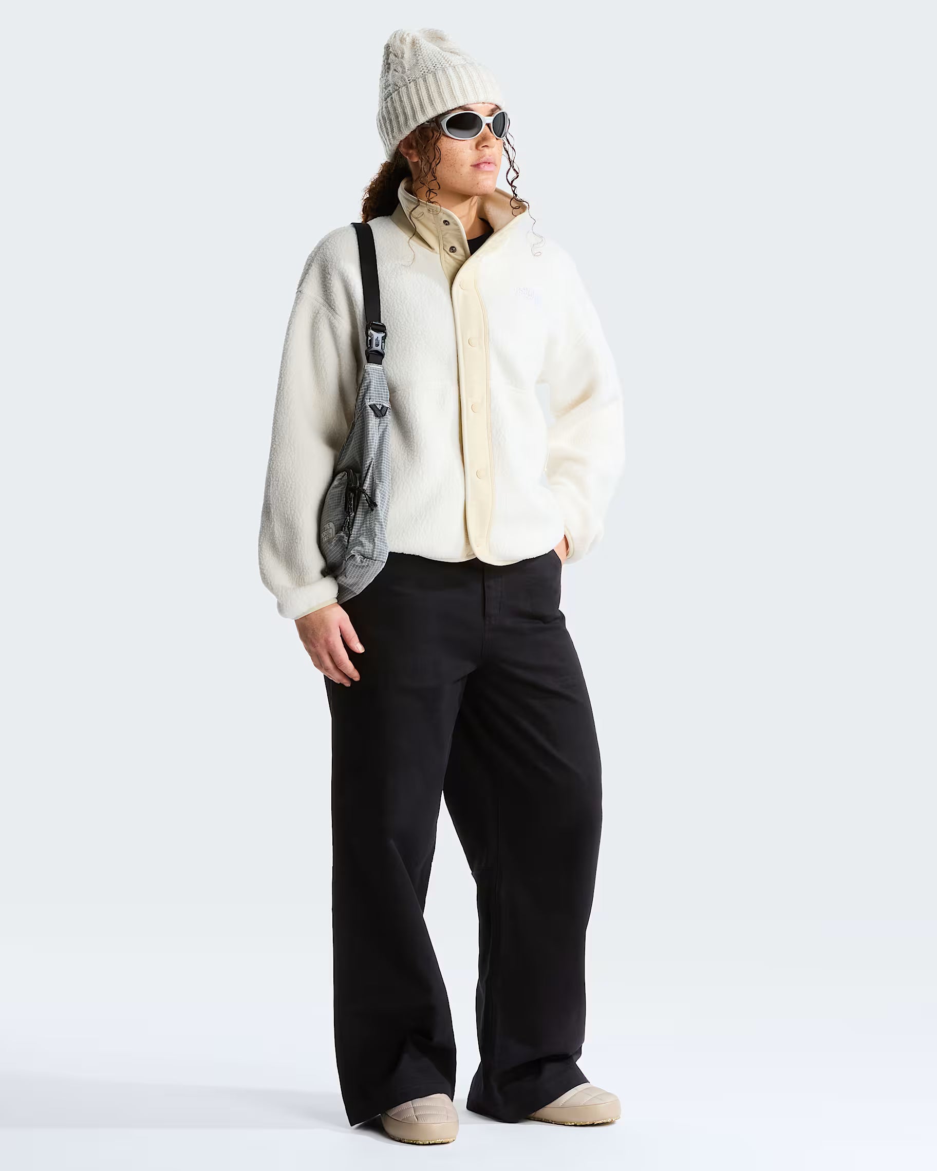 Womens Cragmont Fleece Jacket (White Dune/Desert Stone)