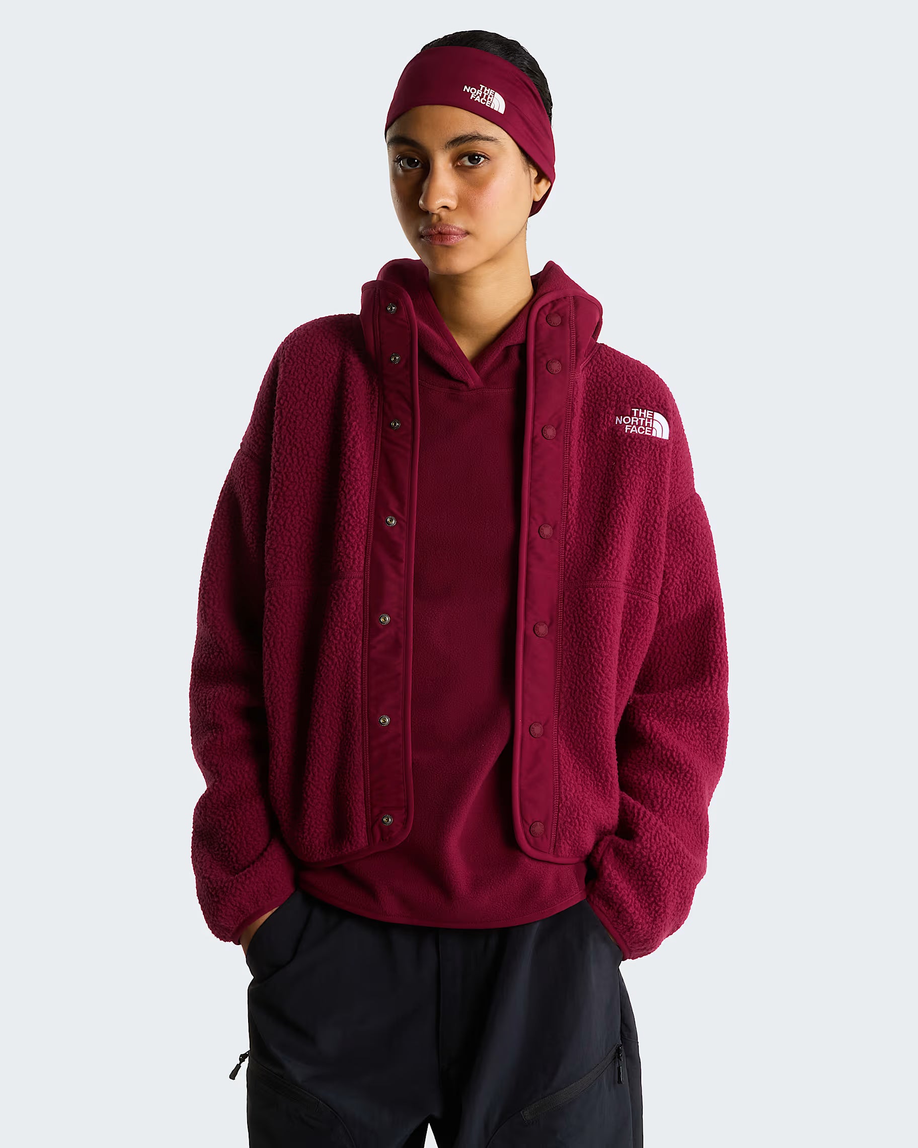 Womens Cragmont Fleece Jacket (Burgundy Crush)