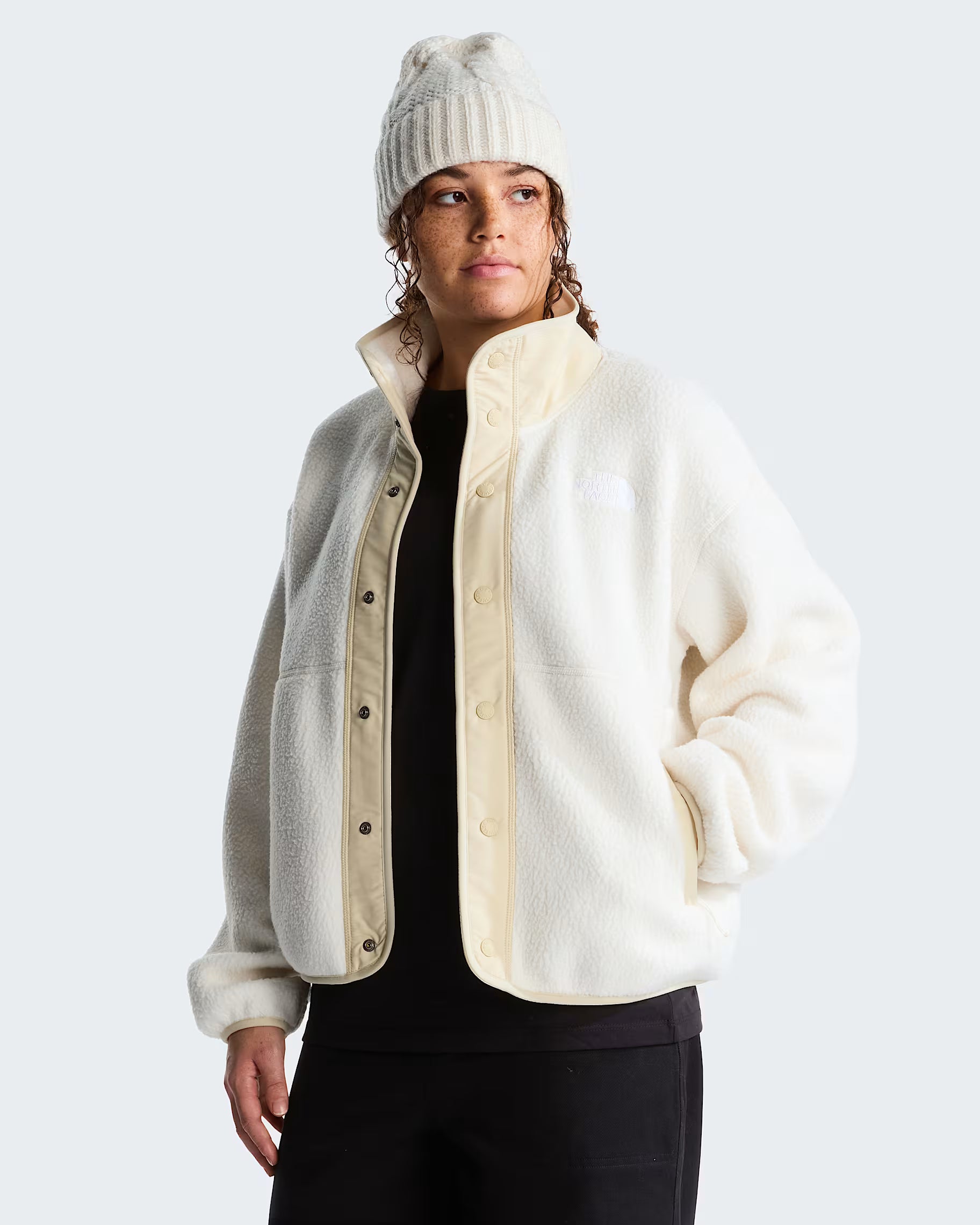 Womens Cragmont Fleece Jacket (White Dune/Desert Stone)