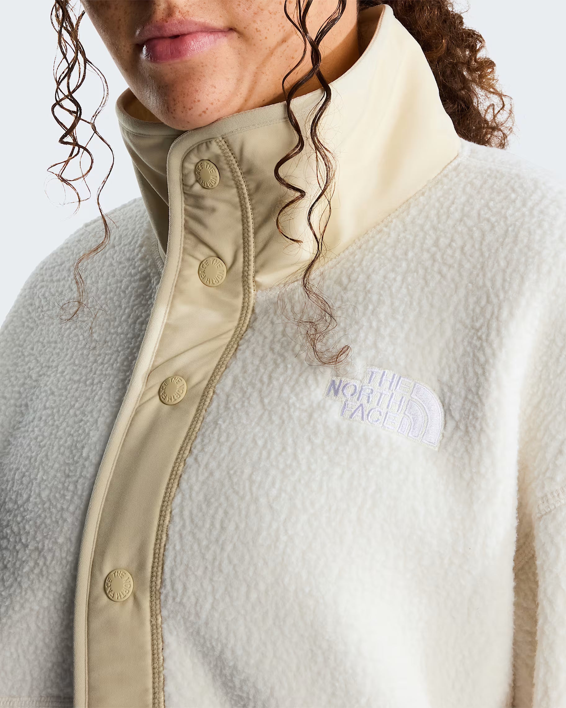 Womens Cragmont Fleece Jacket (White Dune/Desert Stone)