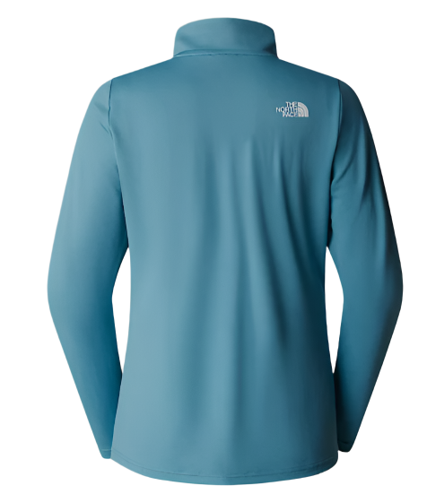 Womens Flex 1/4 Zip Graphic Top (Algae Blue)