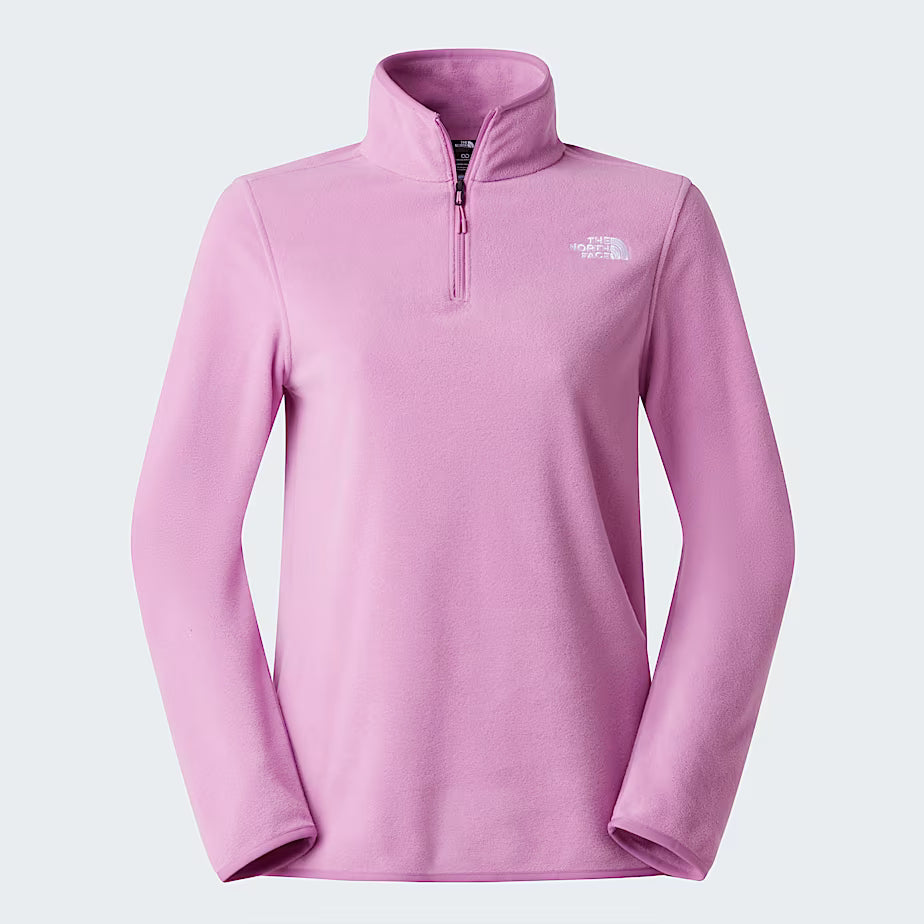 Womens Glacier 1/4 Zip Fleece (Hushed Lavender)