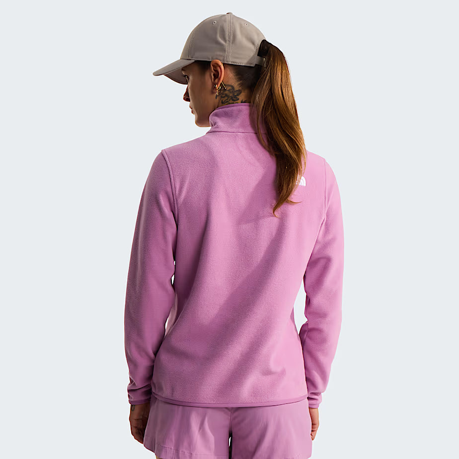 Womens Glacier 1/4 Zip Fleece (Hushed Lavender)