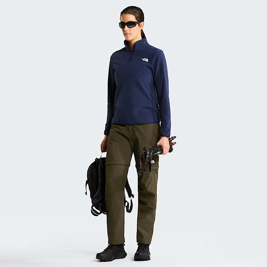 Womens Glacier 1/4 Zip Fleece (Summit Navy)