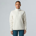Womens 100 glacier 1/4 zip (White Dune/White)